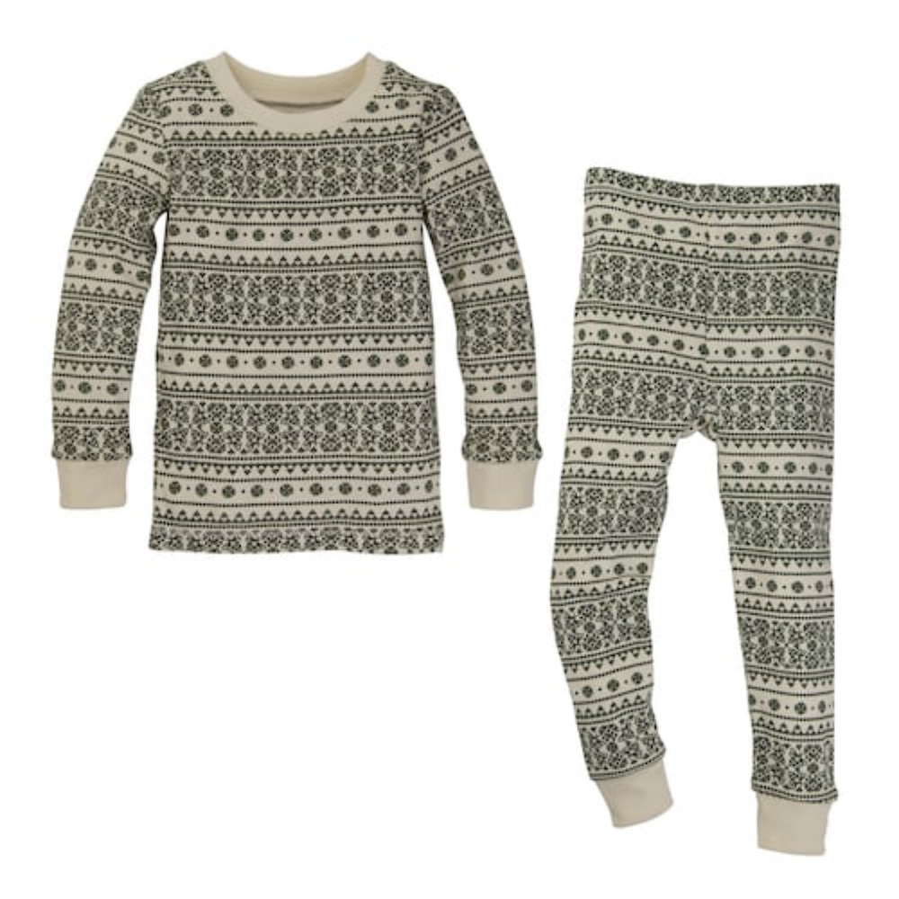 Sold. 
Burt's Bees Kids Cotton Fair Isle Pajamas M-8/10